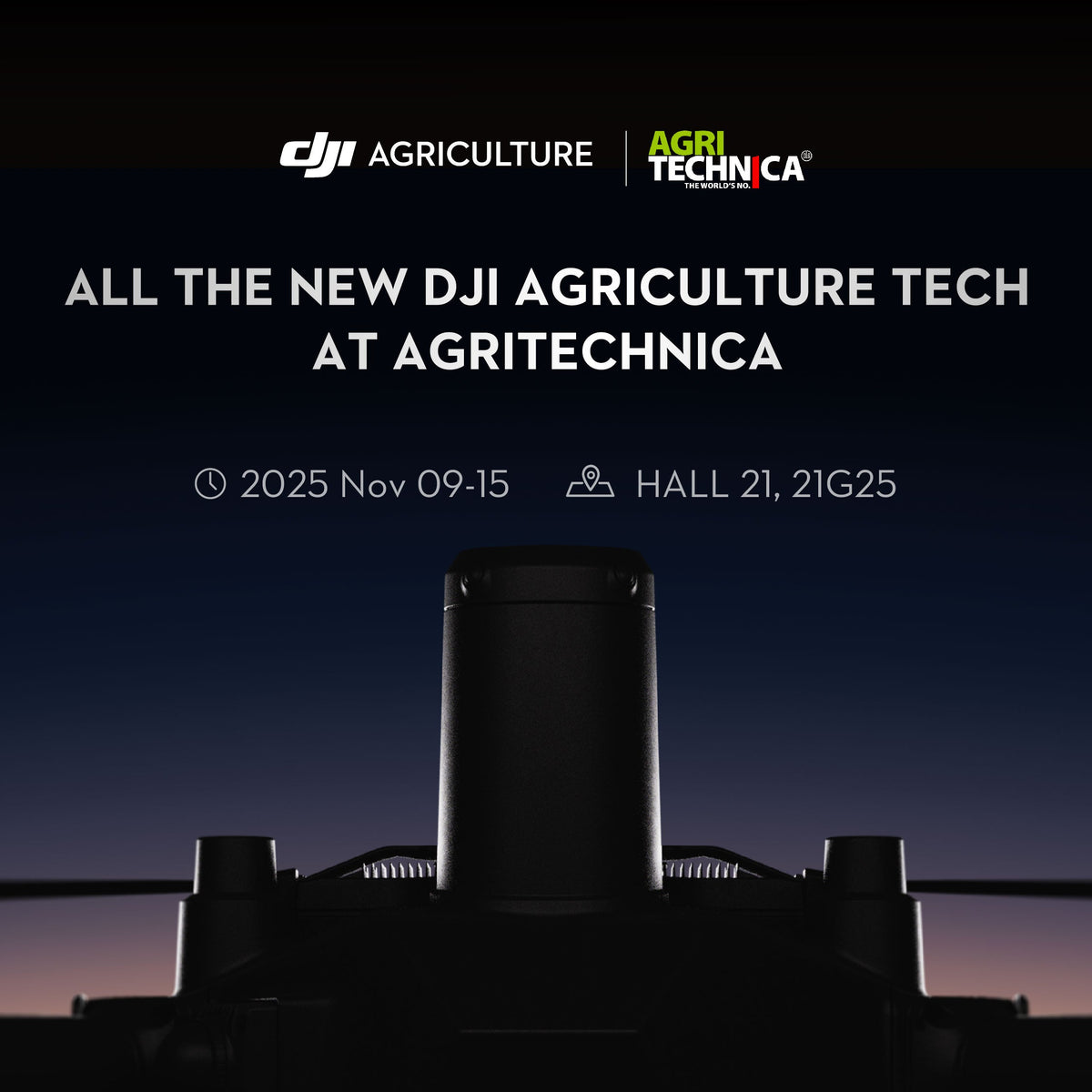 Ontdek de nieuwste DJI Agriculture modellen op Agritechnica!